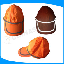 Casquillos de seguridad de color naranja fluorescente, hoodie de alta visibilidad para los trabajadores